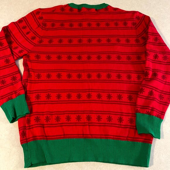 Holiday Christmas Sweater Size Large All Lit Up - Picture 7 of 8